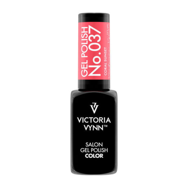 GEL POLISH COLOR 037C CORAL SUNSET