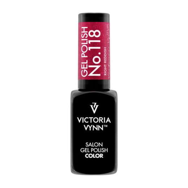 GEL POLISH COLOR 118CSH RIGHT REDDISH