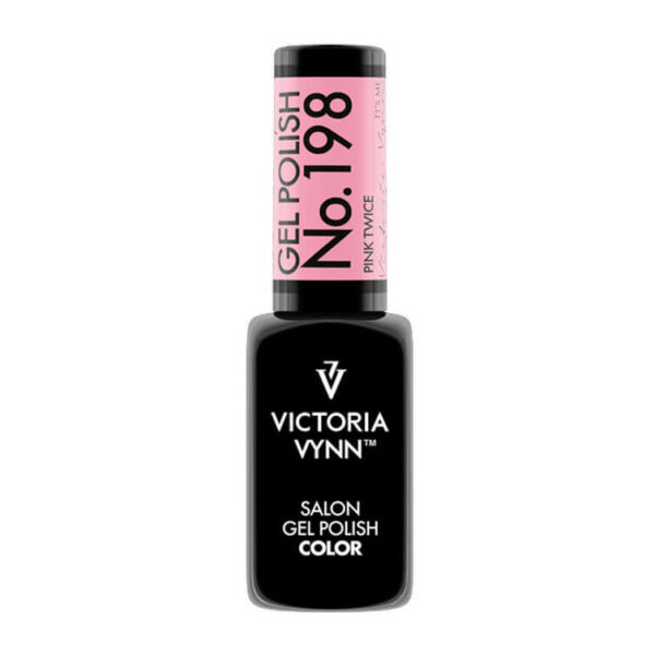 GEL POLISH COLOR 198C PINK TWICE