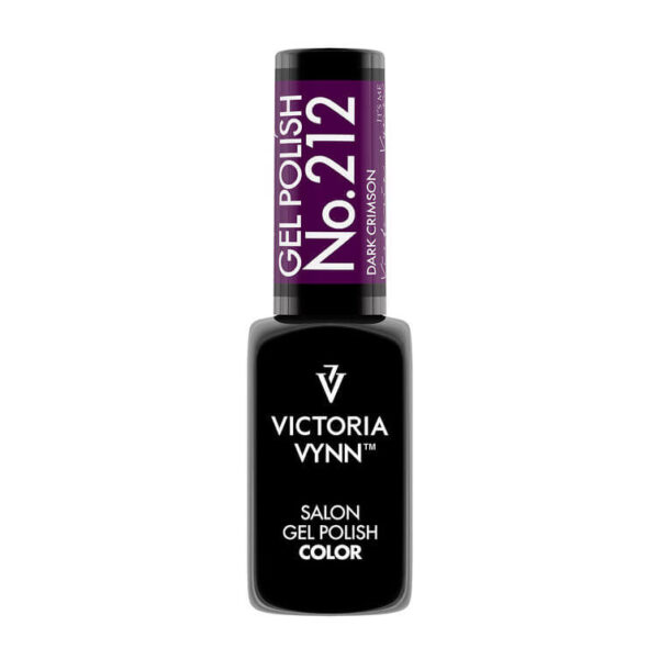 GEL POLISH COLOR 212C DARK CRIMSON
