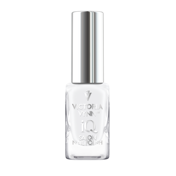 IQ SALON NAIL POLISH COLOR 001C A TOUCH OF WHITE