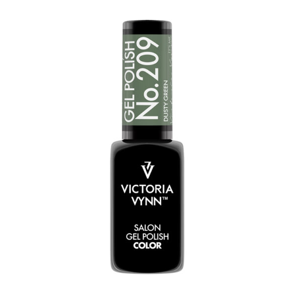GEL POLISH COLOR 209C DUSTY GREEN