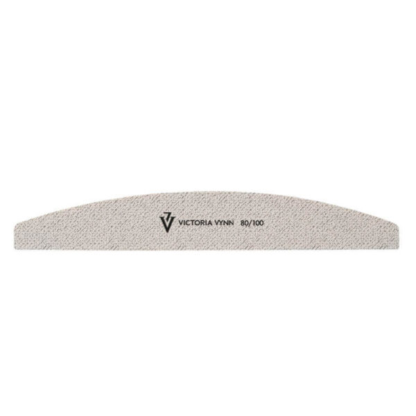 WHITE CRESCENT NAIL FILE 80/100